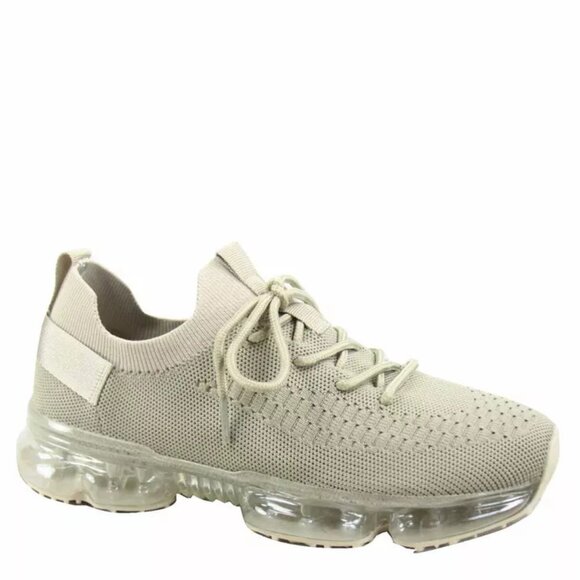 COPY - Women's Fashion Lace Up Bubble Sole Stretch Elastic Mesh Sneaker Shoes - Picture 7 of 16